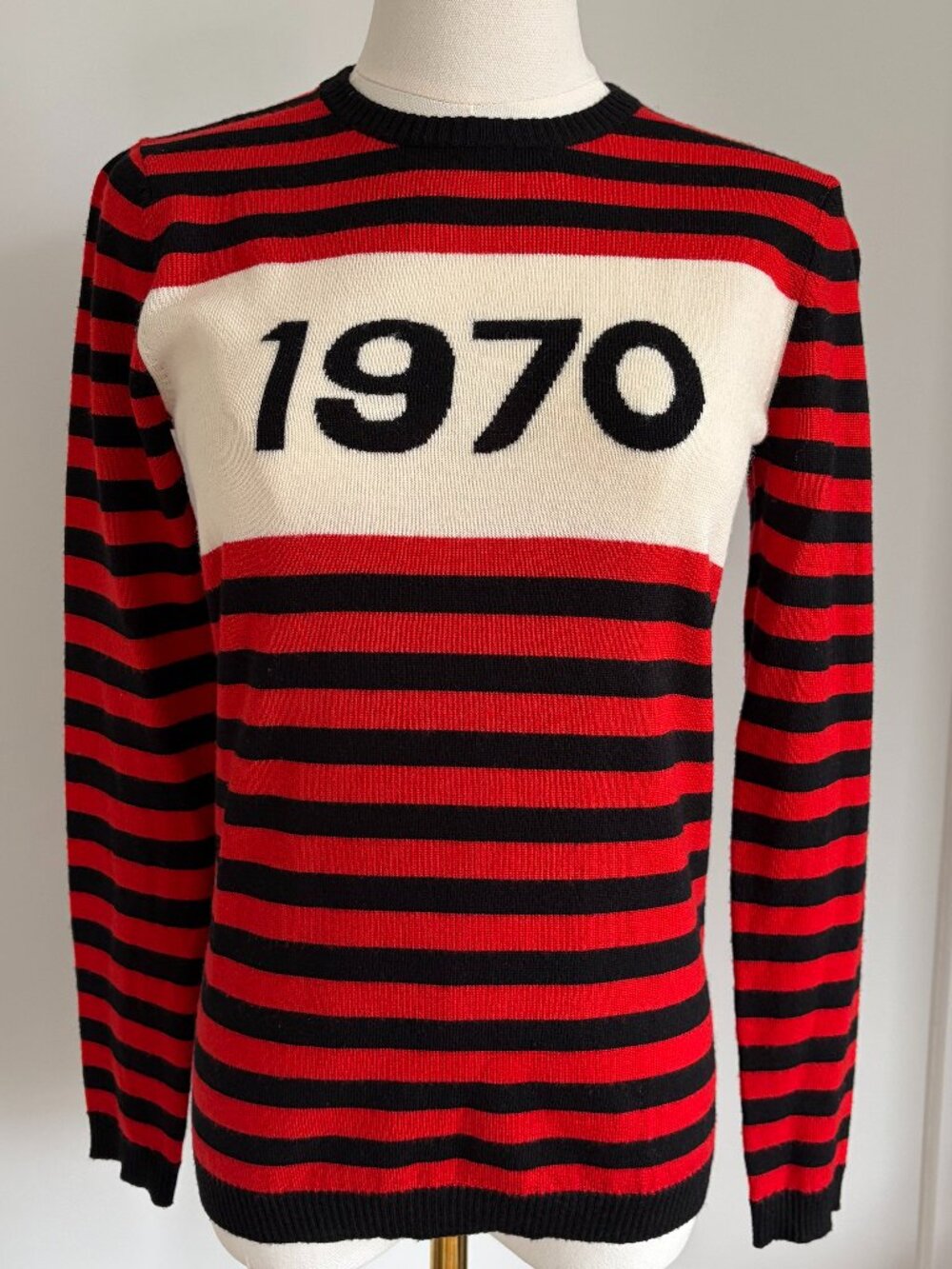 Bella Freud 1970 Striped Merino Wool Jumper